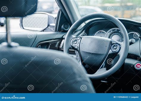 Modern Grey Color Sedan Interior of Car Stock Photo - Image of america, built: 115968442