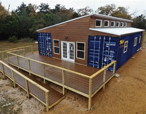 Shipping Container House with a Wonderful Veranda - Living in a Container