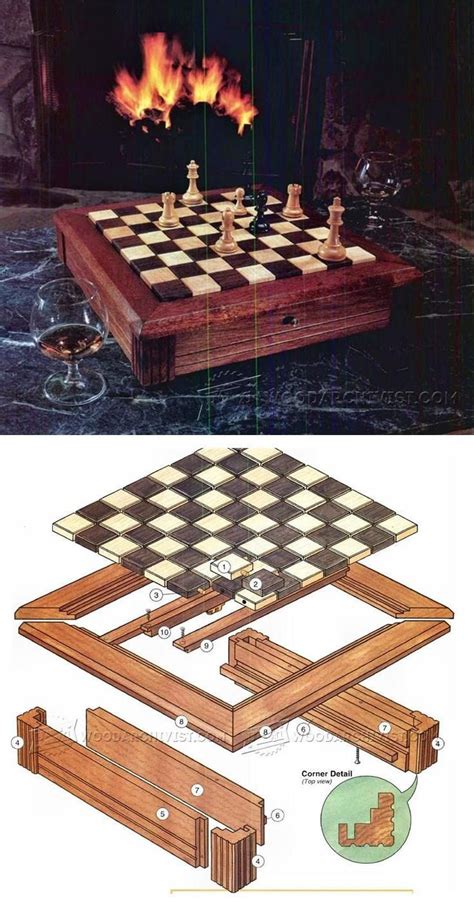 Chess Board Plans - Woodworking Plans and Projects | WoodArchivist.com | Wood projects plans ...