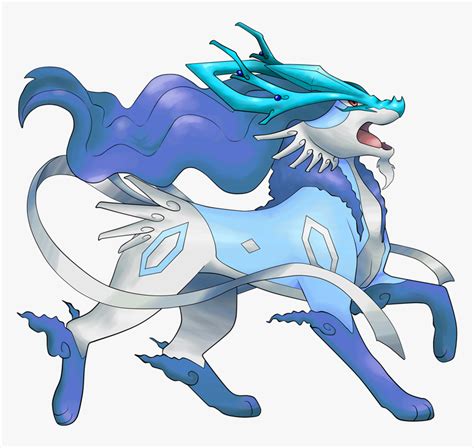 Mega Suicune Shiny, HD Png Download - kindpng