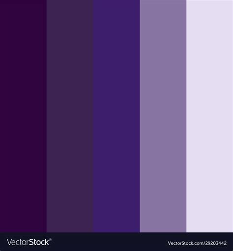 Design purple color palette Royalty Free Vector Image