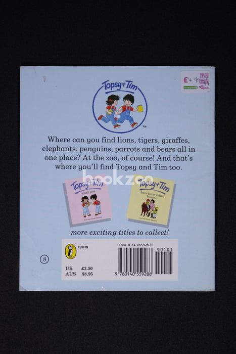 Buy Topsy And Tim Go To The Zoo by Gareth Adamson, Jean Adamson at Online bookstore bookzoo.in ...