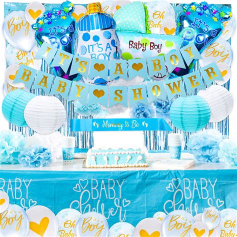 Buy SMIRLY Baby Shower Decorations for Boy: Baby Boy Baby Shower Decorations, Baby Boy Shower ...