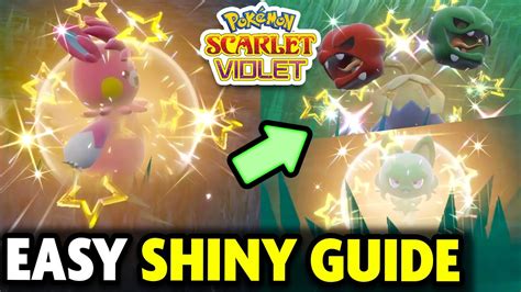 EASY SHINY POKEMON in Pokemon Scarlet and Violet! ALL NEW SHINY METHODS! - Go IT