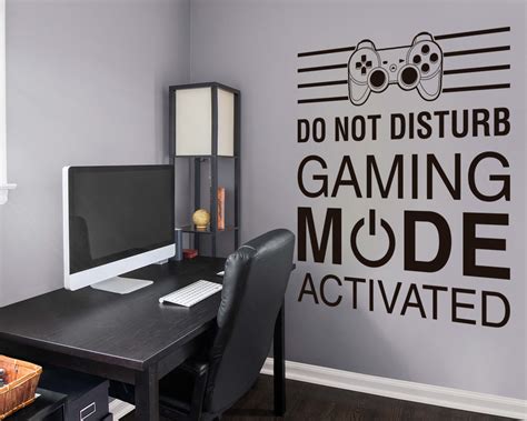 Gamer Wall Decor Gaming Mode Wall Decal Gamer Decor Gaming - Etsy UK