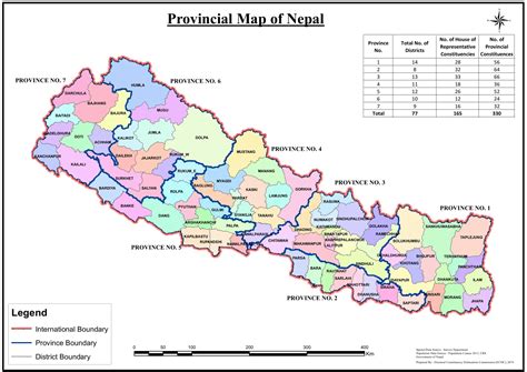 Map Of Nepal With Districts - Hiking In Map