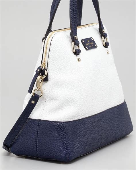 Lyst - Kate spade new york Satchel Bag in White