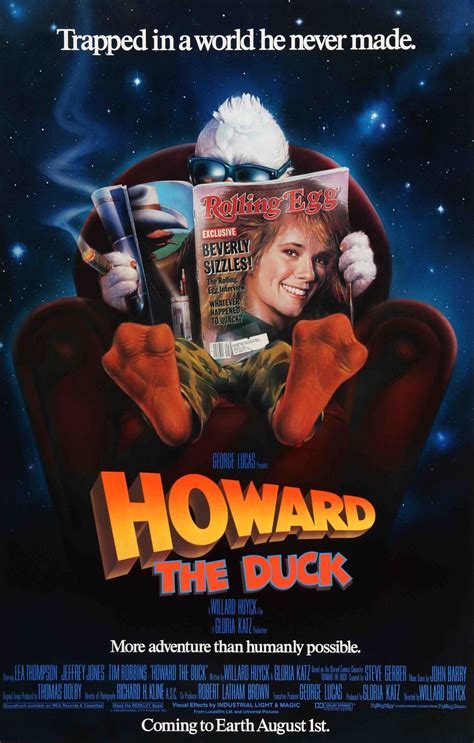 Howard the Duck (1986) | Childhood movies, Worst movies, 80s movies