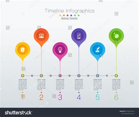 Timeline Infographics Design Vector Marketing Icons Stock Vector (Royalty Free) 1556570129 ...