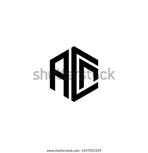 Acn Letter Logo Design Polygon Monogram Stock Vector (Royalty Free) 1647053329