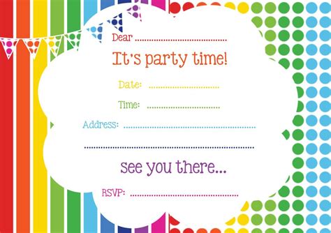 Free Printable Birthday Invitations Online – Bagvania FREE Printable Invitation Template