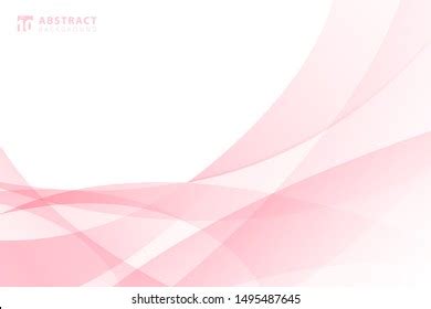 Abstract Modern Light Pink Wave Element Stock Vector (Royalty Free) 1495487645 | Shutterstock