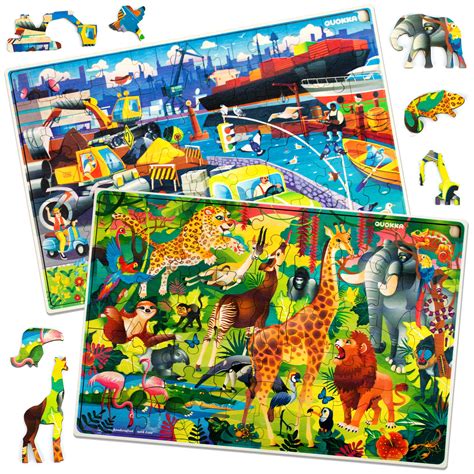 Jigsaw Puzzles for Kids Ages 6-8-10 Almost 100 Piece Puzzles | Etsy