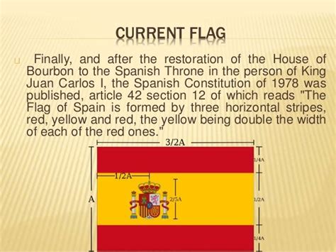 Spanish flag History