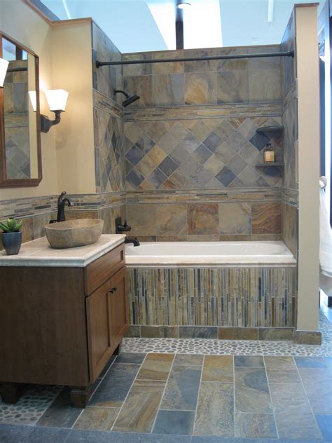 The Tile Shop: Design by Kirsty: 3/28/10 - 4/4/10 | Bathroom tile designs, Slate bathroom tile ...