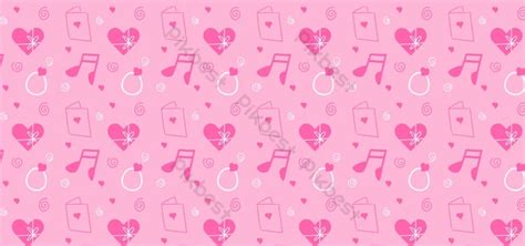 Music Notes Background Pink Musical Note Ring Valentine | PSD Free Download - Pikbest