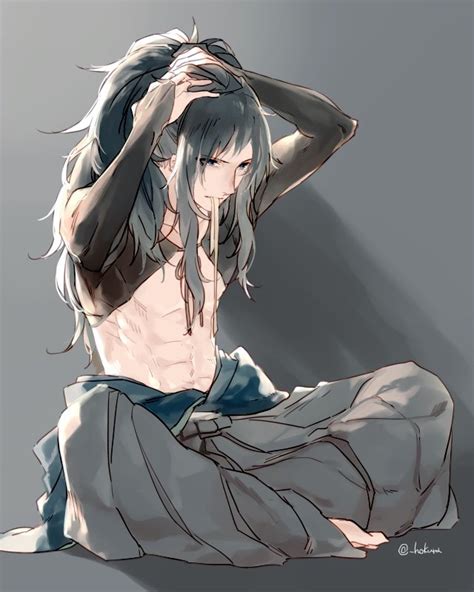 Anime guys with ponytails are hot. | Anime Amino