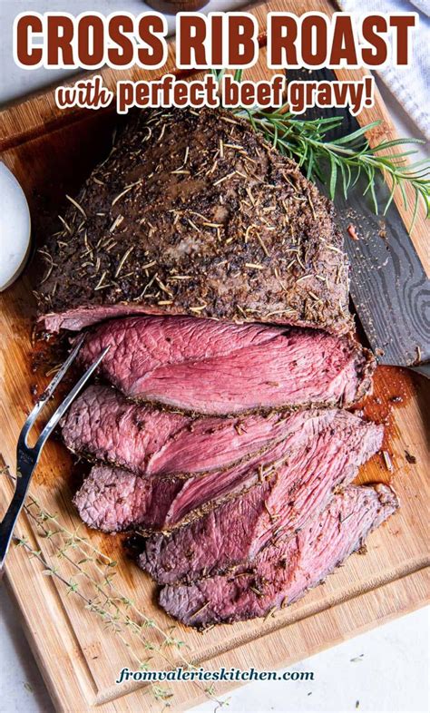 This oven roasted Cross Rib Roast recipe creates tender, richly flavored roast beef with the ...