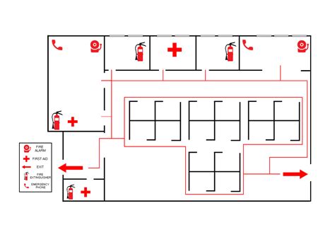 How To Draw An Evacuation Floor Plan Free | Viewfloor.co