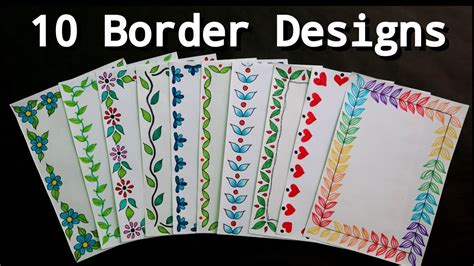 10 Border Designsborder Designs For School Projectborder Designs | Images and Photos finder