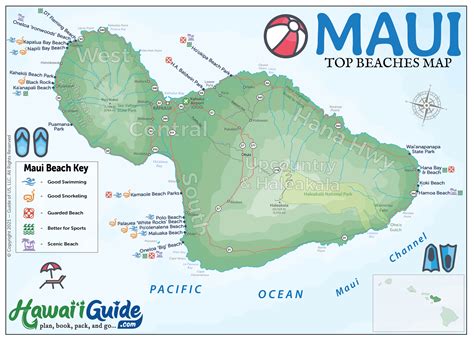 Best Beaches On Maui Map