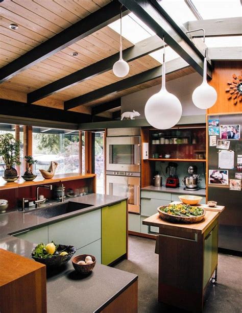 25 Mid Century Modern Kitchen Ideas to Beautify Your Cooking Area