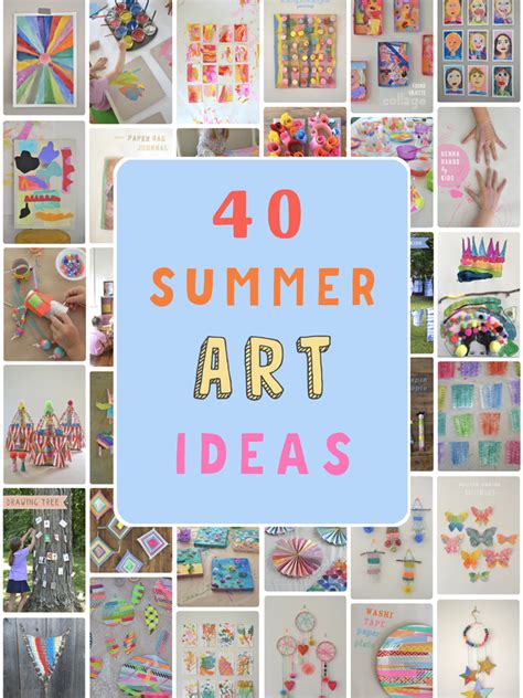 40 Summer Art Ideas for Kids - ARTBAR