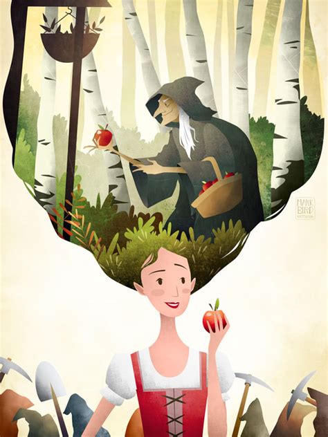 Fairy Tale Princesses | Mark Bird Illustration