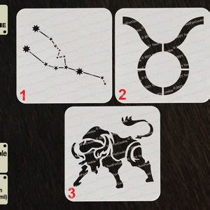 Taurus Zodiac Stencil, Astrology Signs, Zodiac Sign Bundle, Astrology Horoscope - Etsy