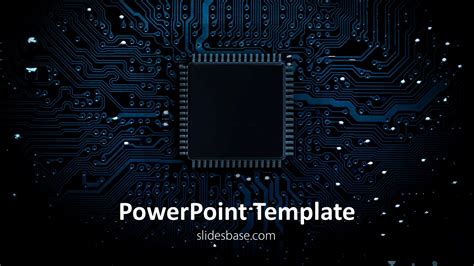 Computer Chip PowerPoint Template | Slidesbase