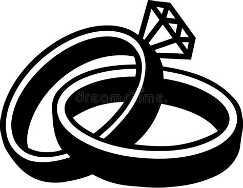 Wedding rings marriage stock vector. Illustration of marry - 107206966