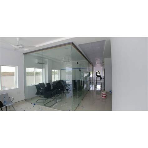 Frameless Glass Office partition service at best price in Malkajgiri