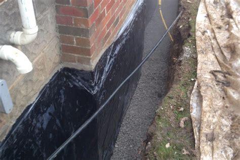 Concrete Block Basement Waterproofing - External Waterproofing