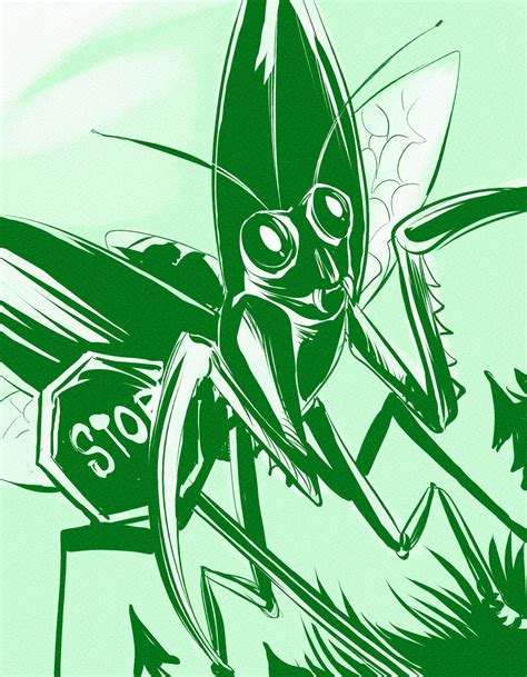 Cryptid In July: Mantis Man by CFStuff on DeviantArt