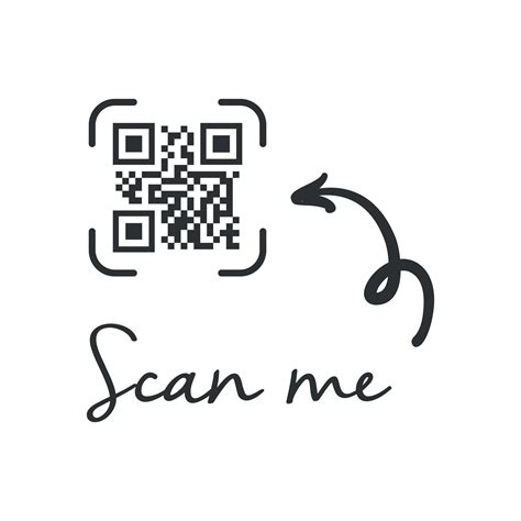 QR code for smartphone. Inscription scan me with smartphone icon. Qr code for payment. Vector ...