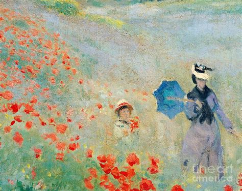 Poppies At Argenteuil Painting by Claude Monet