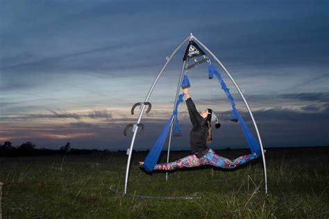 aerial-yoga-stand-header-andrea | Yoga Swings, Trapeze & Stands Since 2001