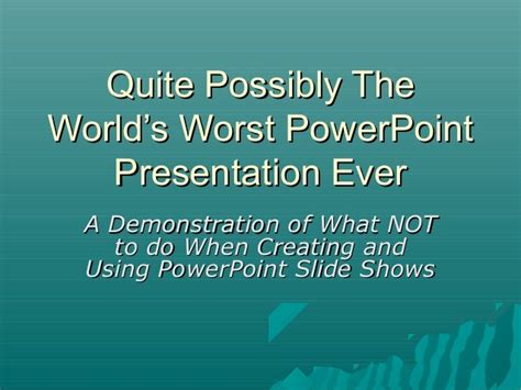 Poorly Designed Bad Powerpoint Slides - Kremi Png