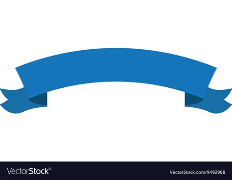 Blue banner icon Royalty Free Vector Image - VectorStock