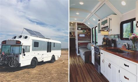 School Bus Conversion Transforms the Vehicle into Spacious Tiny Home