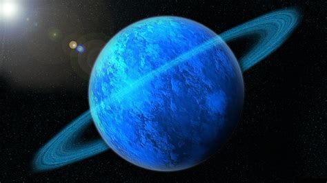 The ring around the planet Uranus wallpapers and images - wallpapers, pictures, photos