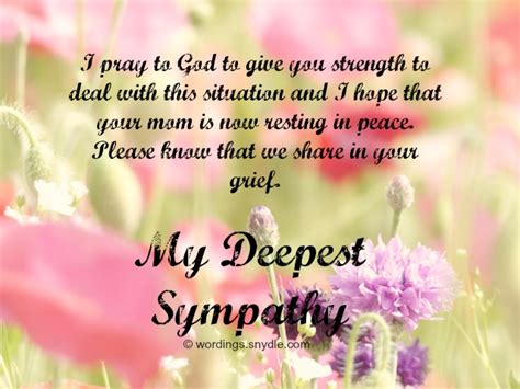 Sympathy Messages for Loss of a Mother – Wordings and Messages