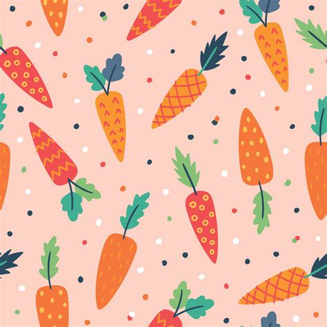 Carrot pattern. Carrot seamless pattern. Carrots background 3585764 Vector Art at Vecteezy