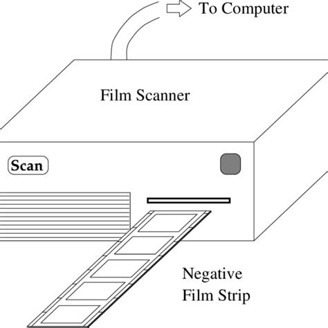 A film scanner can produce a digitized image from a film negative. | Download Scientific Diagram