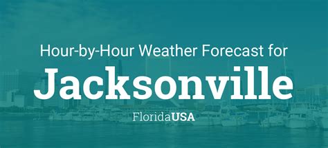 Hourly forecast for Jacksonville, Florida, USA