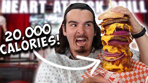 De este modo Vegetales Circunstancias imprevistas heart attack grill calories Articulación ...