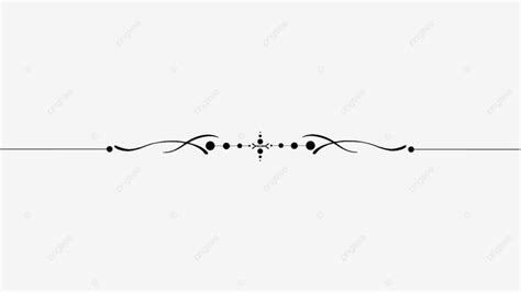 Line Decorations PNG Transparent, Decorative Line Black Simple, Decorative Thread, Simple ...