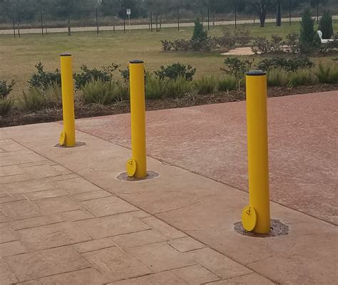 Removable Lockable Bollards, Affordable Heavy-Duty Protection - 6 inch