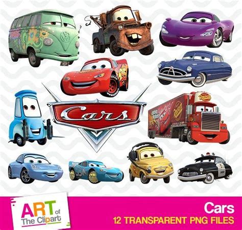 Cars Clipart, High Resolution Disney Cars Images, Cars Birthday Party, Printable Lightning ...