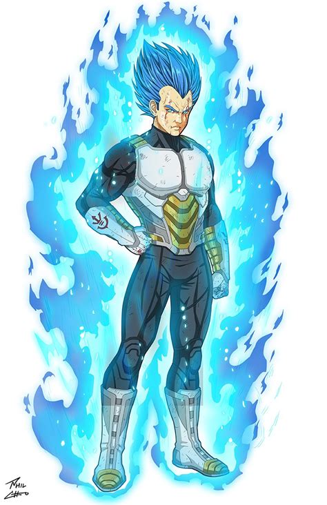 Super Saiyan Blue Evolved Vegeta (DBU) — Phil Cho